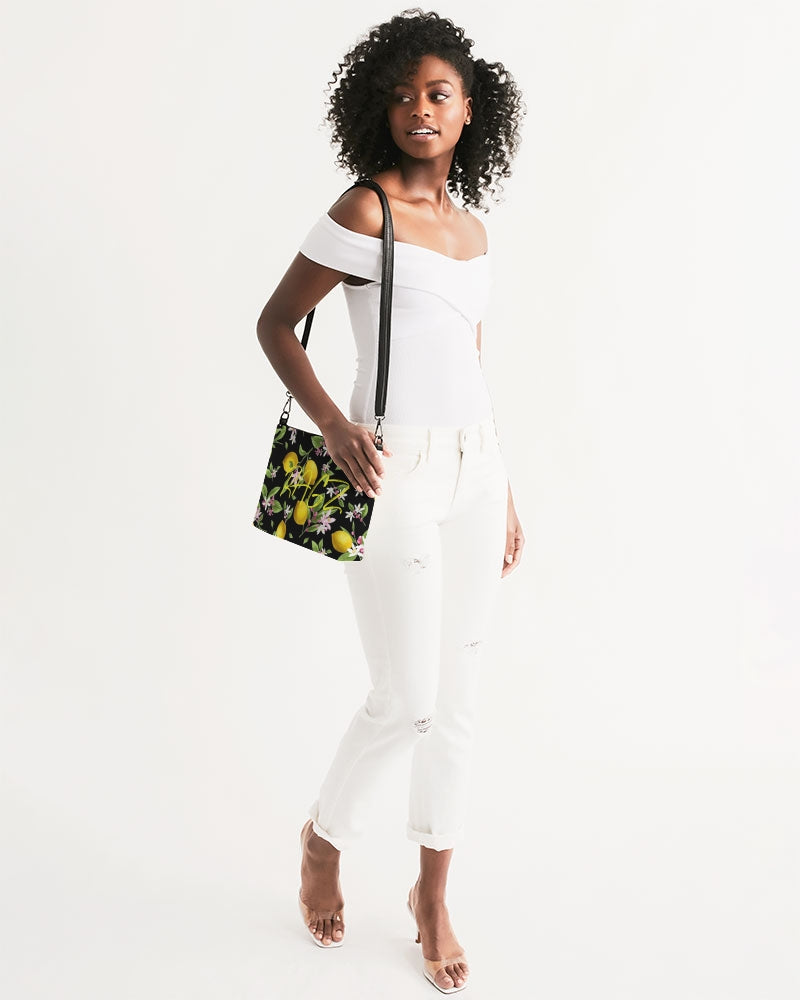 Lemon Flowers Daily Zip Pouch