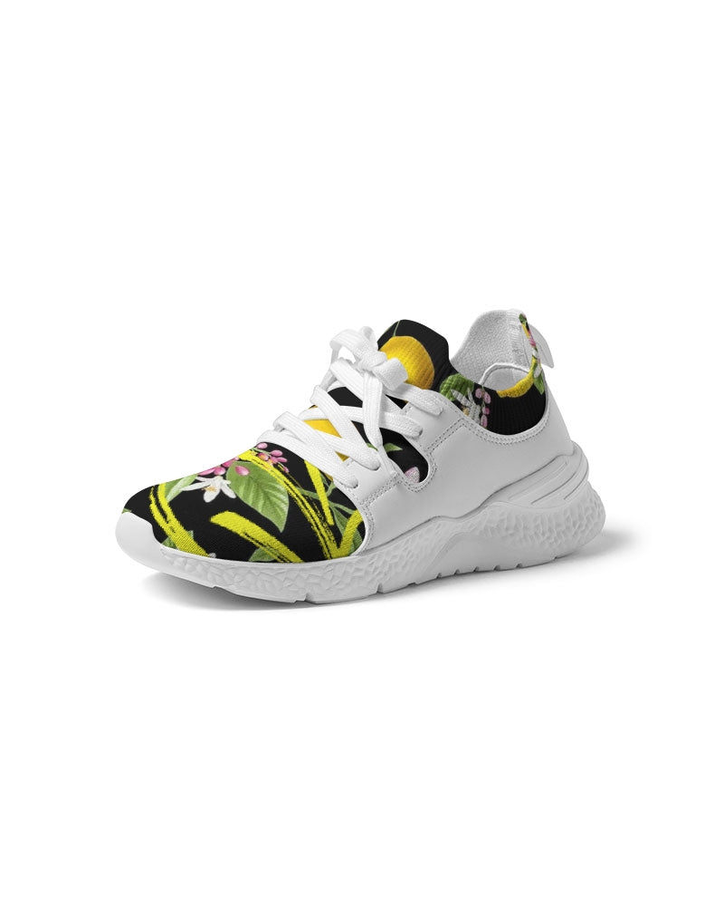 Lemon Flowers Men's Two-Tone Sneaker