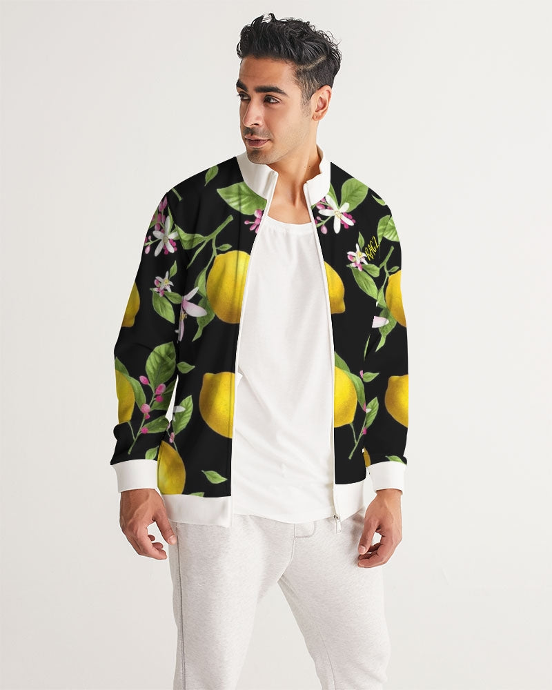 Lemon Flowers Men's Track Jacket