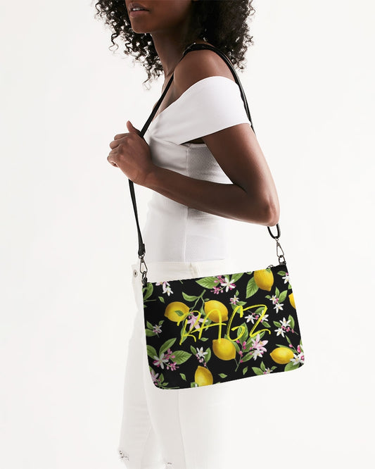 Lemon Flowers Daily Zip Pouch