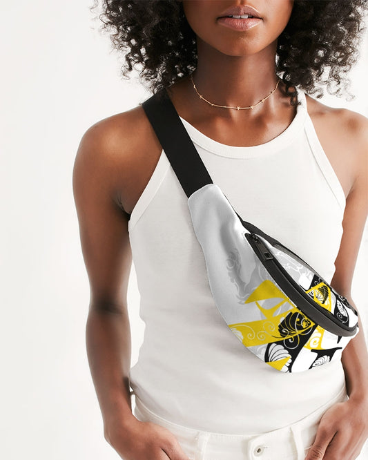 Black N Yellow Crossbody Sling Bag