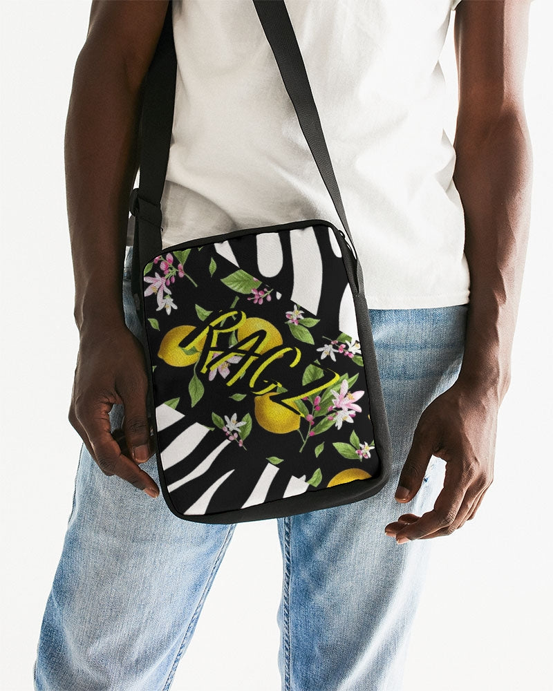 Lemon Flowers Messenger Pouch
