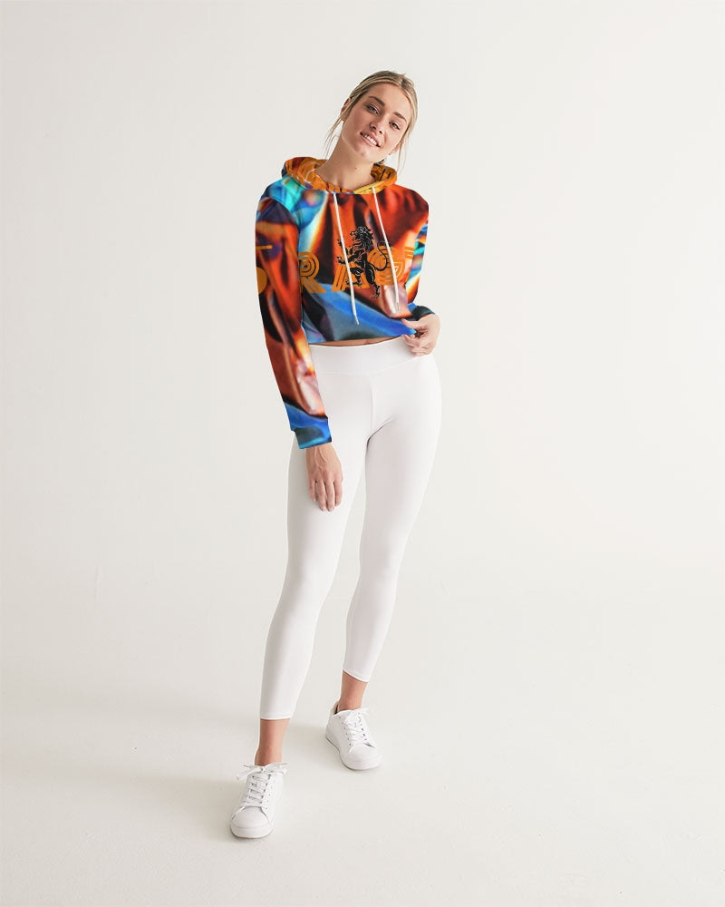 JAZZ1 Women's Cropped Hoodie