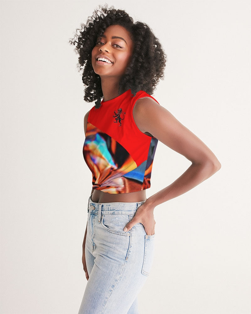 JAZZ1 Women's Twist-Front Tank