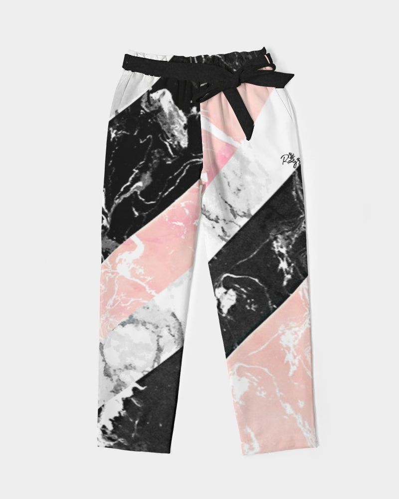 Marble Women's Belted Tapered Pants