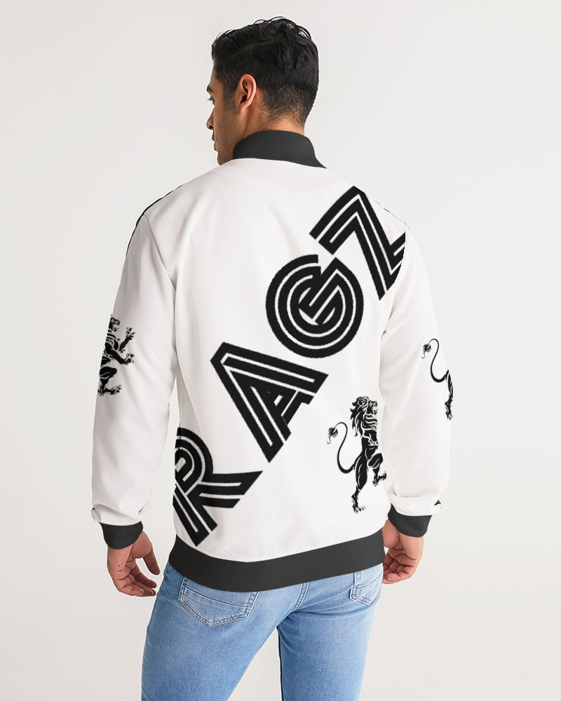 Pink Men's Stripe-Sleeve Track Jacket
