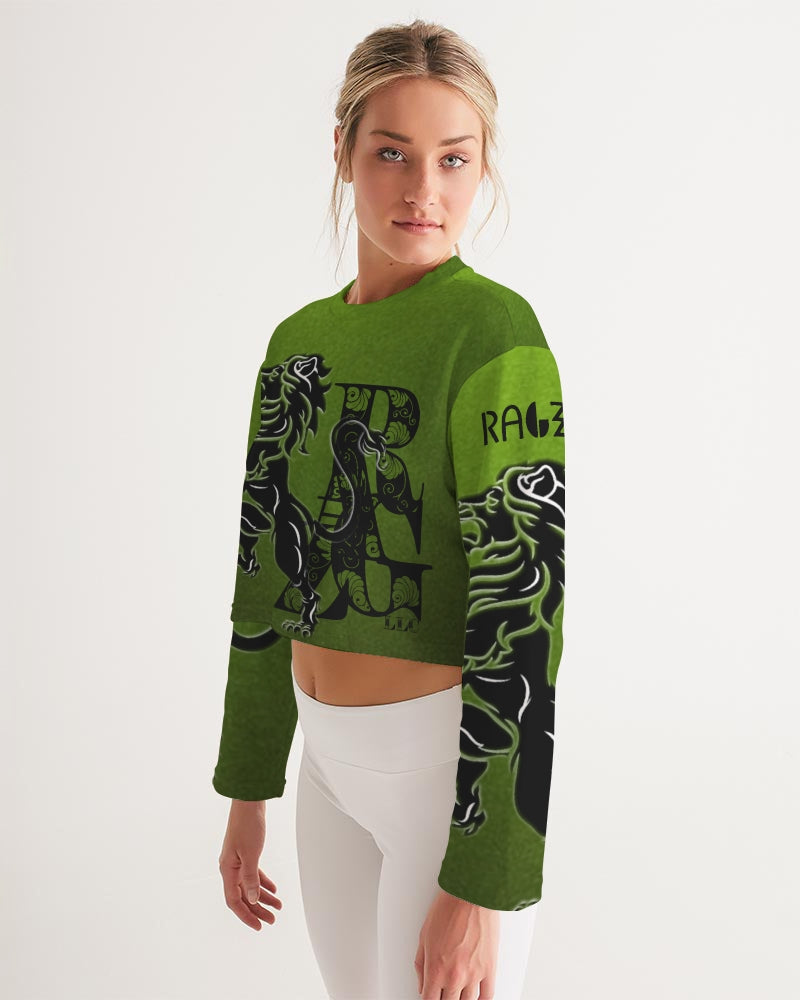 Green Machine Women's Cropped Sweatshirt