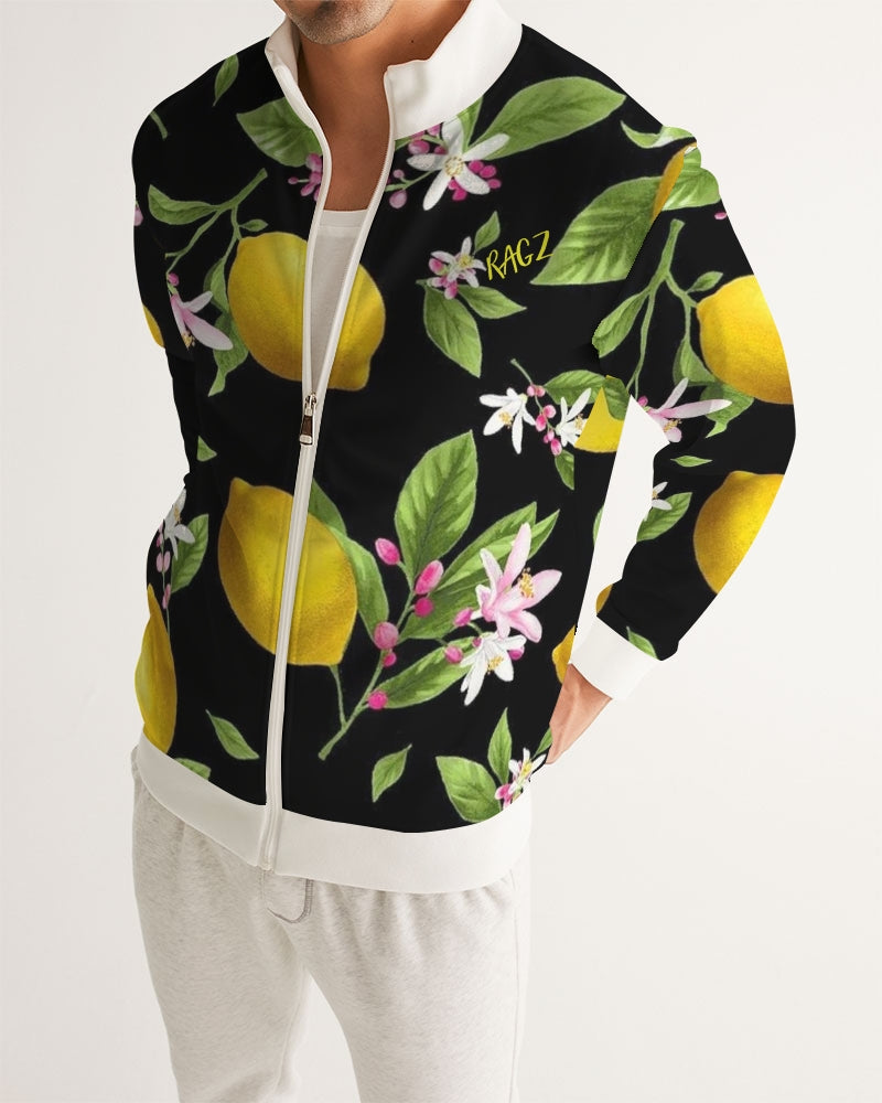 Lemon Flowers Men's Track Jacket