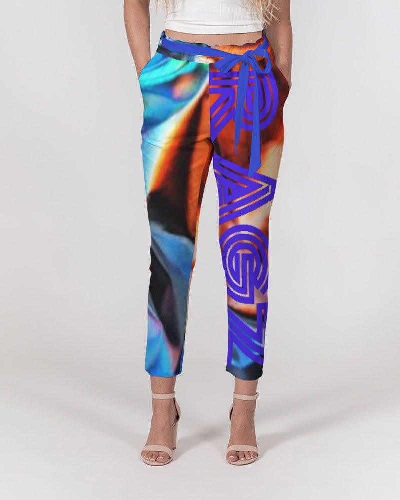 Jazz2 Women's Belted Tapered Pants