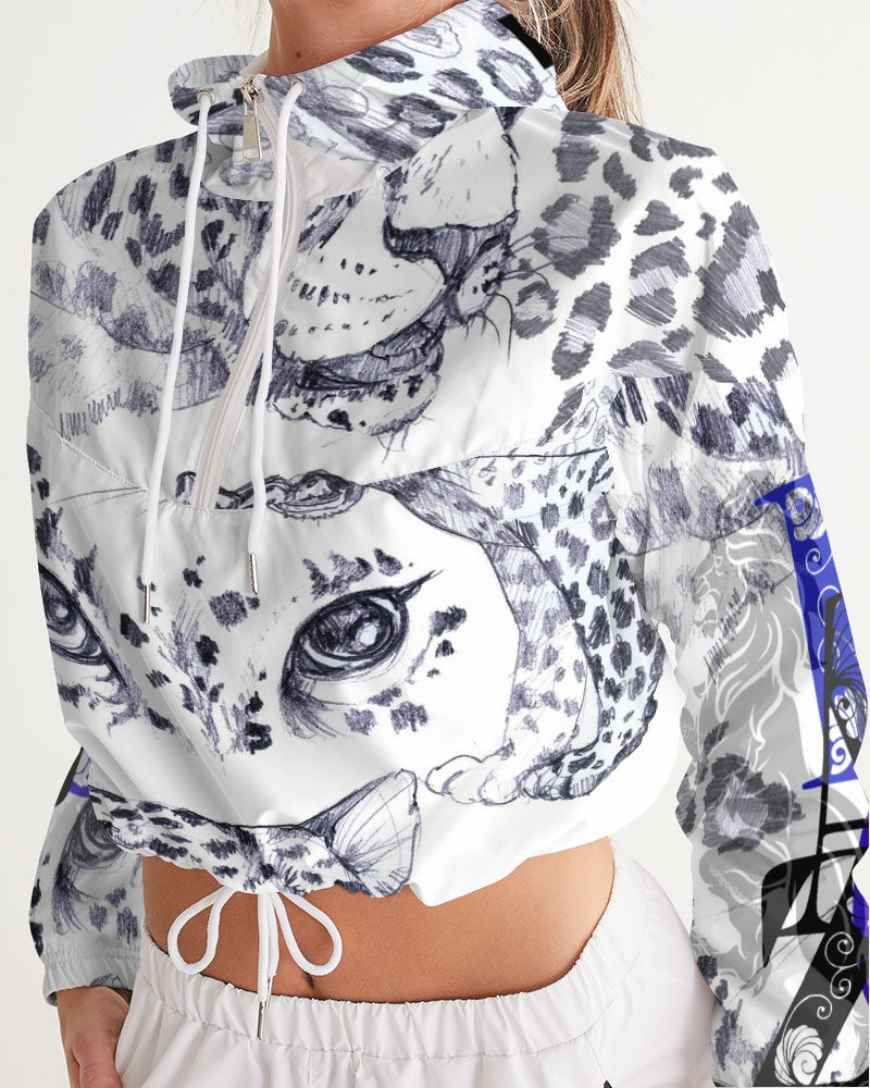 Jaguar Collection Women's Cropped Windbreaker