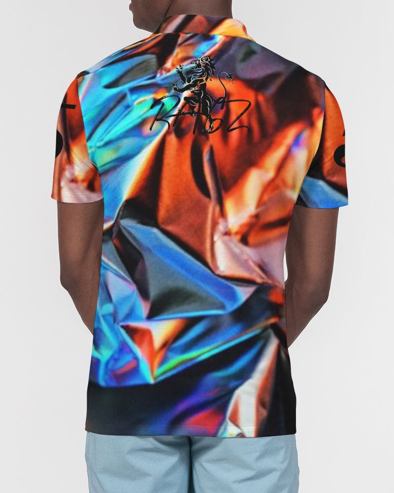 JAZZ1 Men's Slim Fit Short Sleeve Polo
