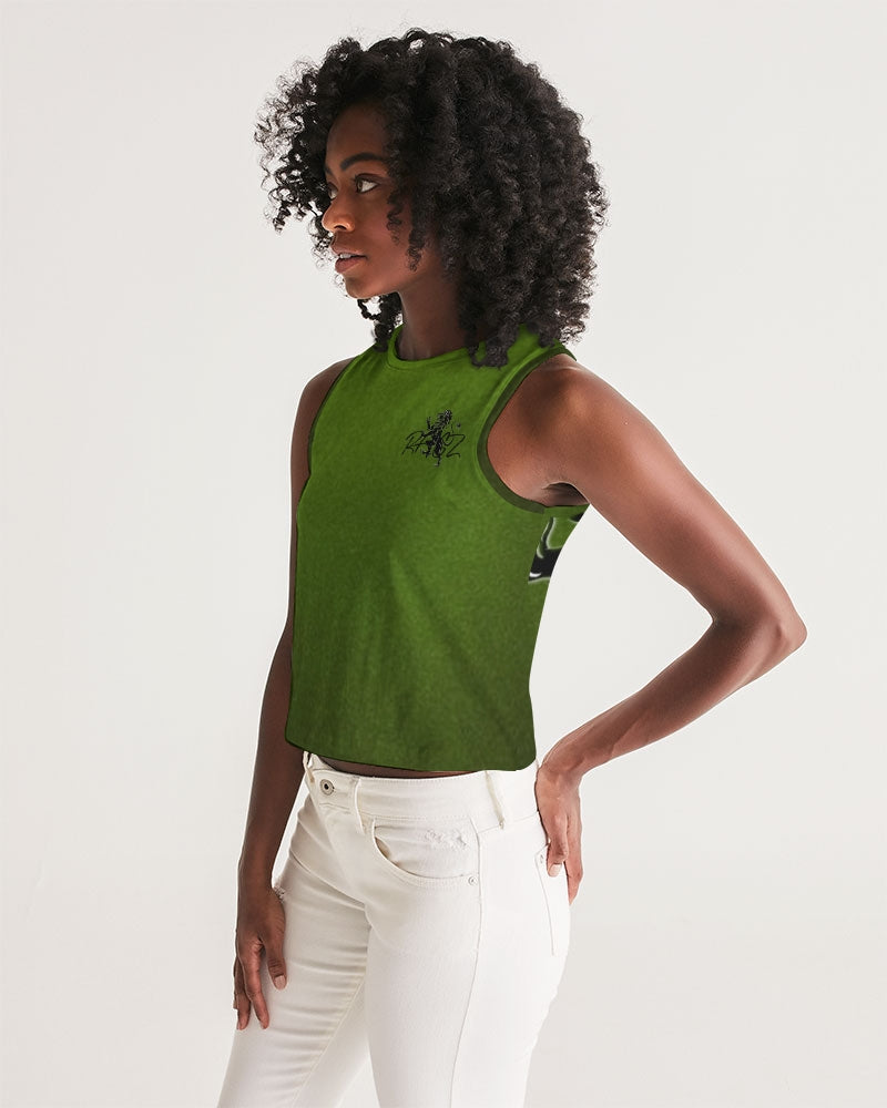 Green Machine Women's Cropped Tank