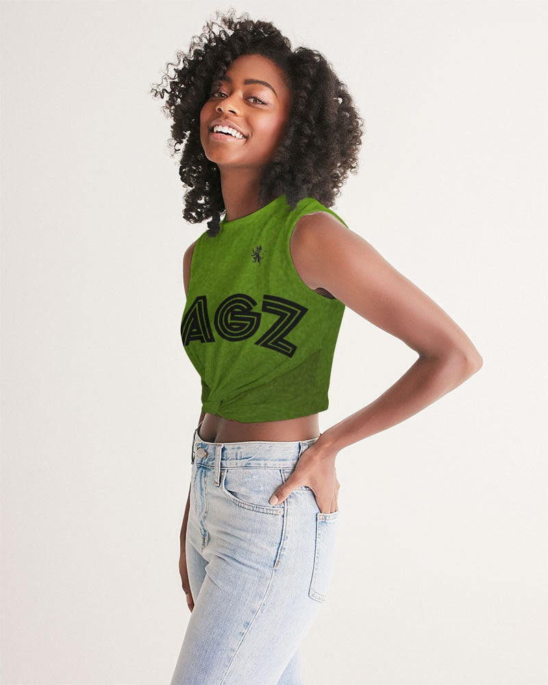 Green Machine Women's Twist-Front Tank