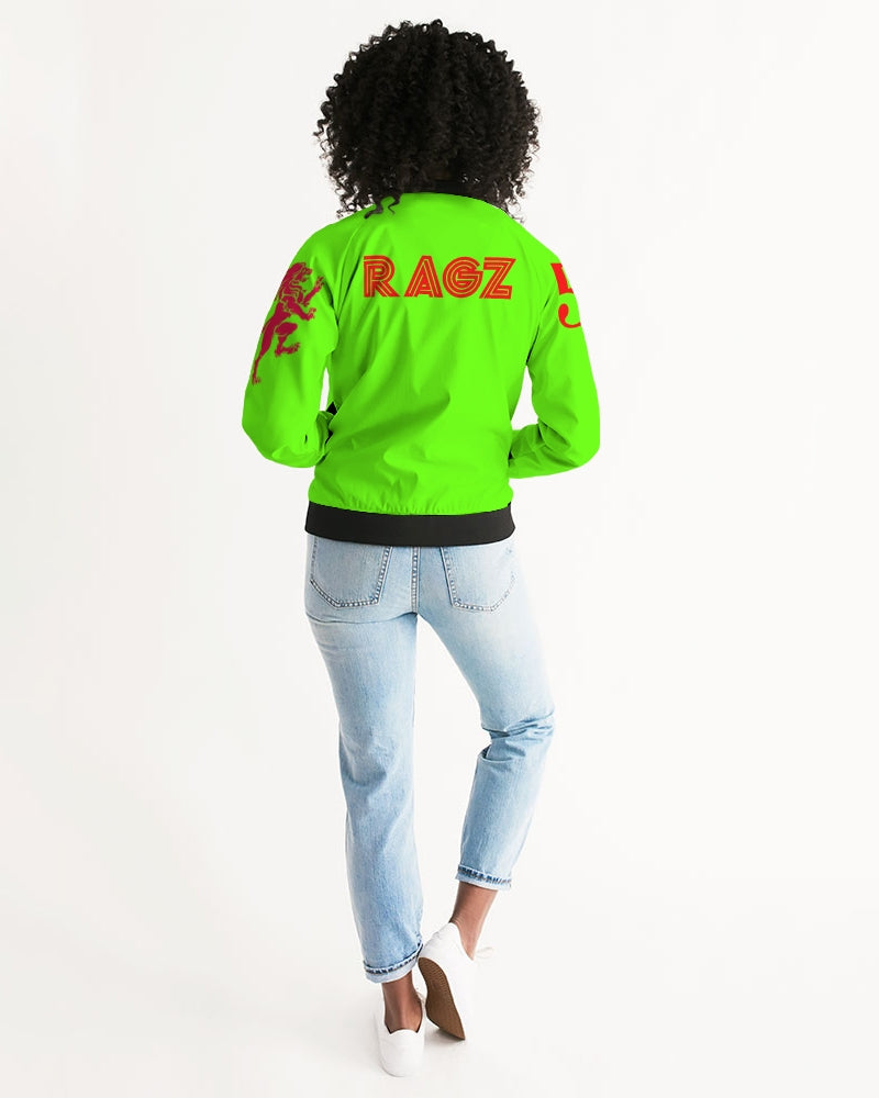 Neon Green Women's Bomber Jacket