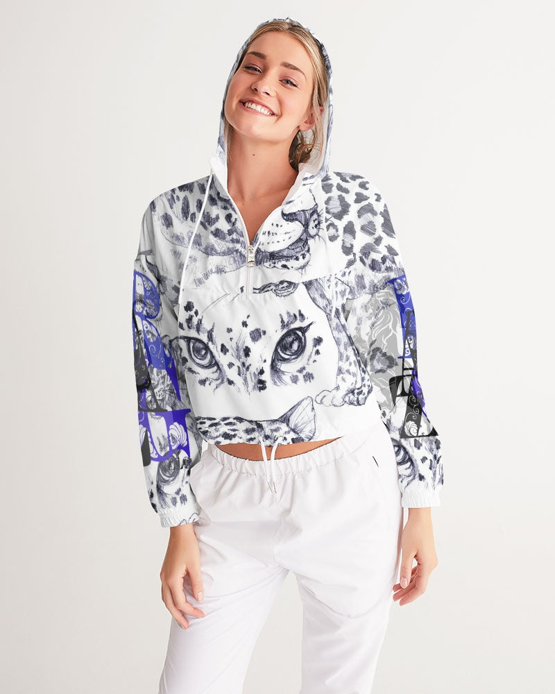 Jaguar Collection Women's Cropped Windbreaker