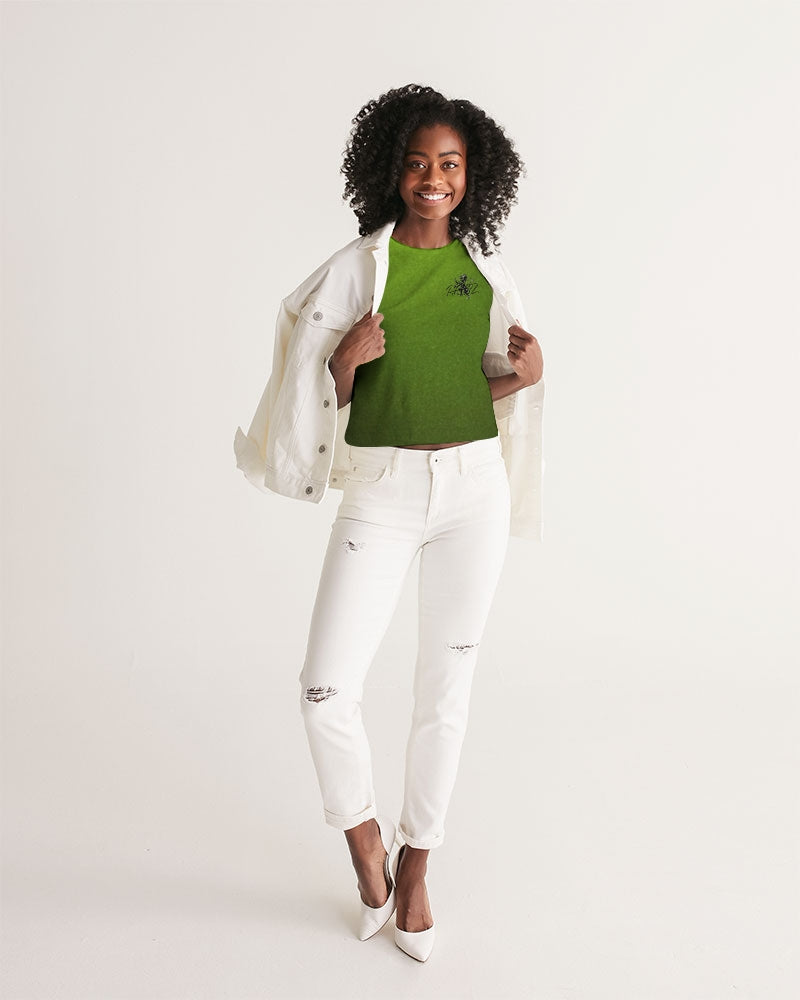 Green Machine Women's Cropped Tank