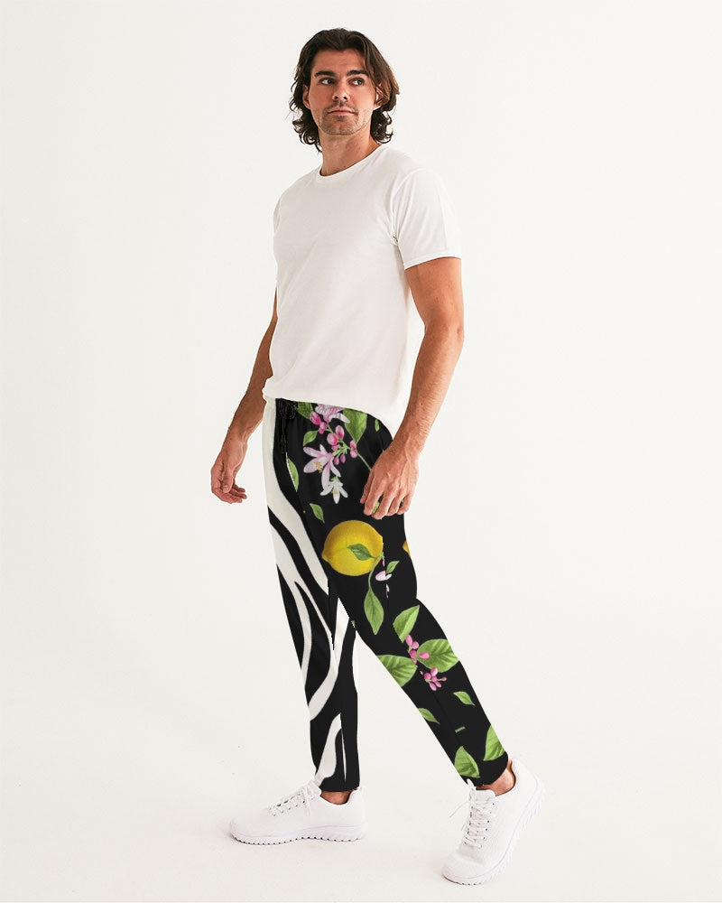 Lemon Flowers Men's Joggers