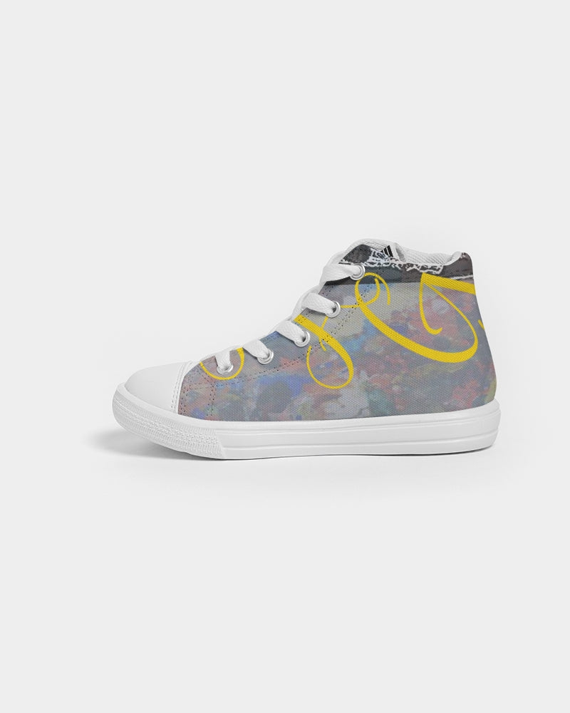R Kids Hightop Canvas Shoe