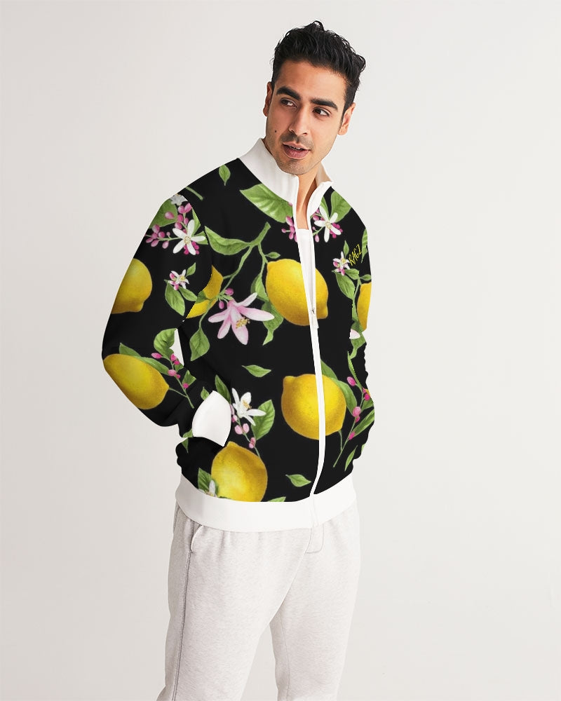 Lemon Flowers Men's Track Jacket