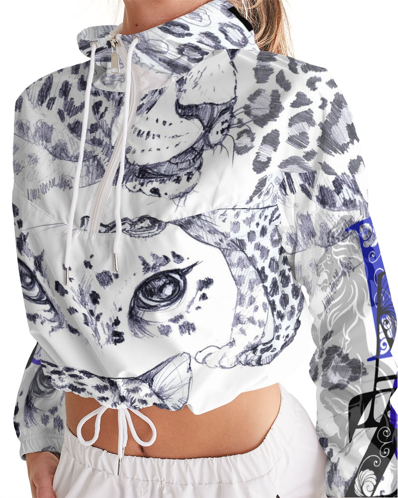 Jaguar Collection Women's Cropped Windbreaker