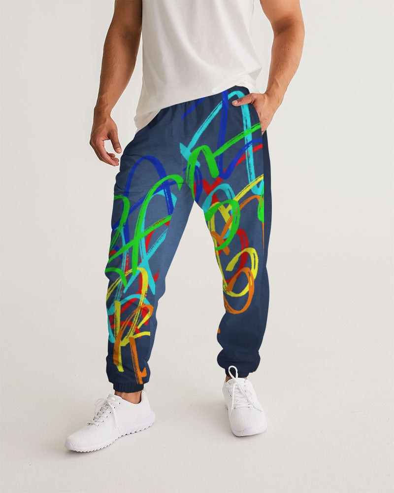 blue ombre1 Men's Track Pants