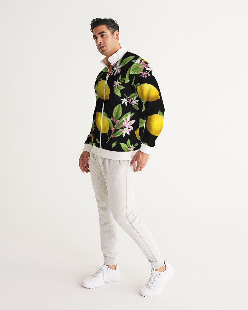 Lemon Flowers Men's Track Jacket
