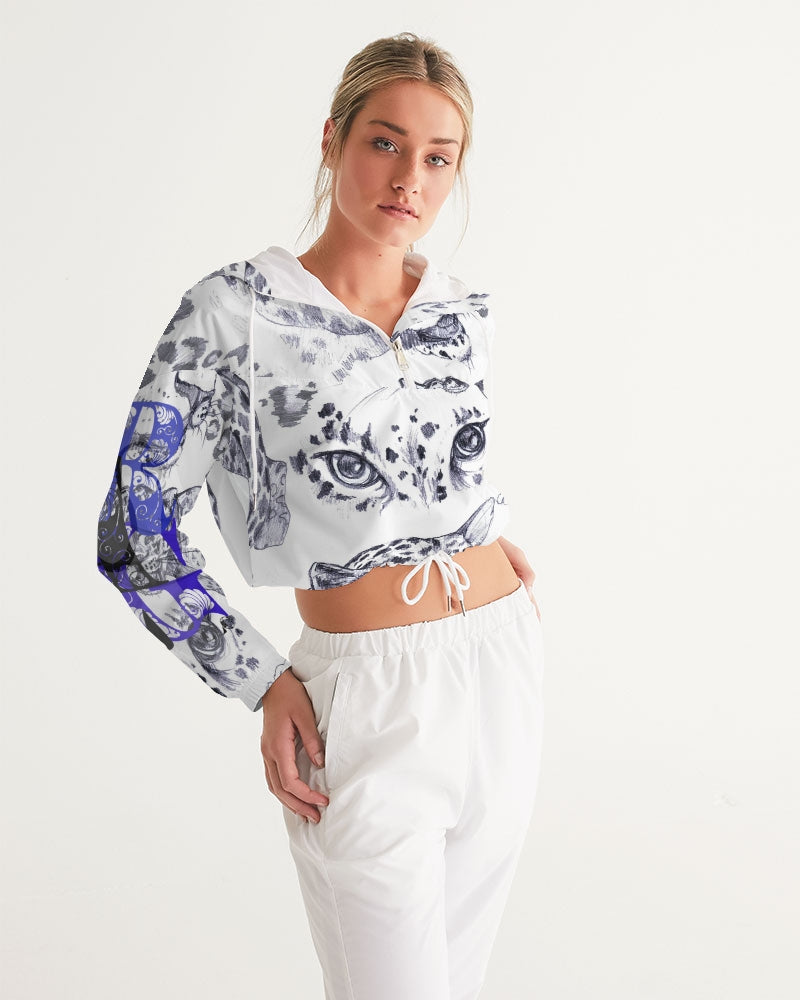 Jaguar Collection Women's Cropped Windbreaker