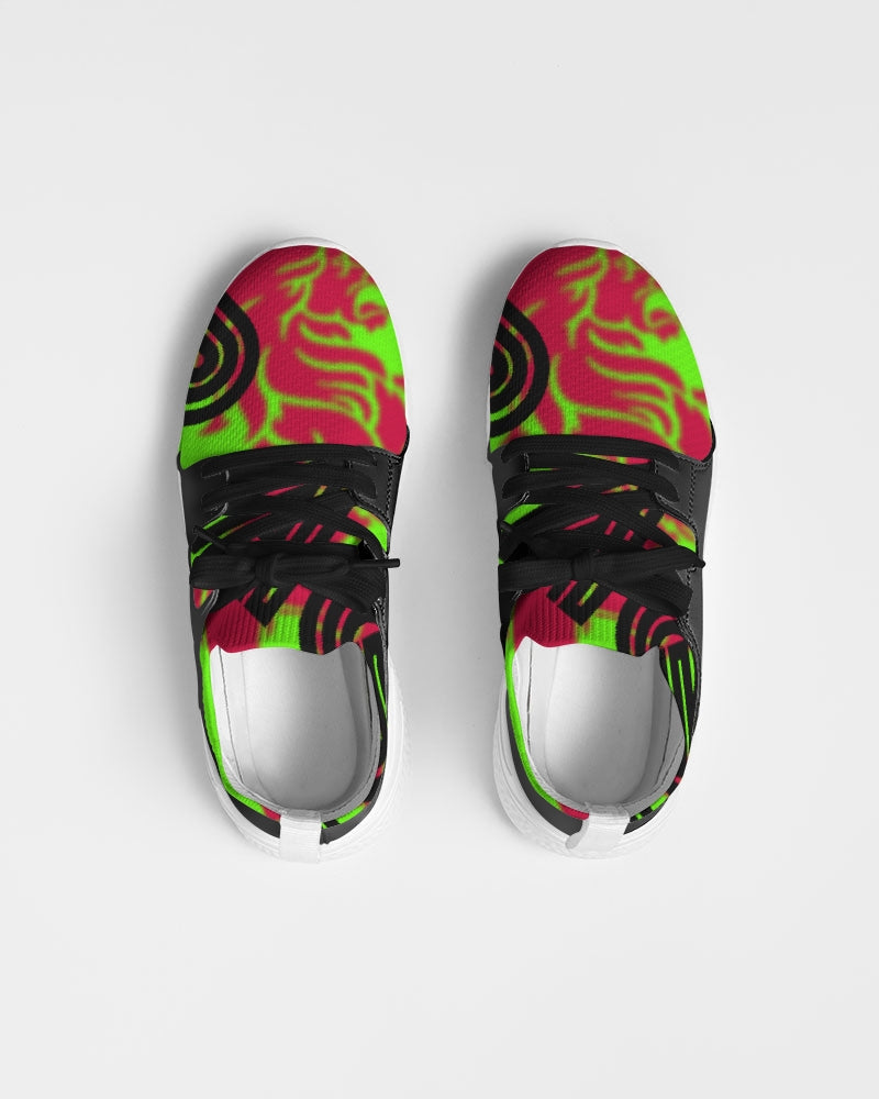 Neon Green Women's Two-Tone Sneaker
