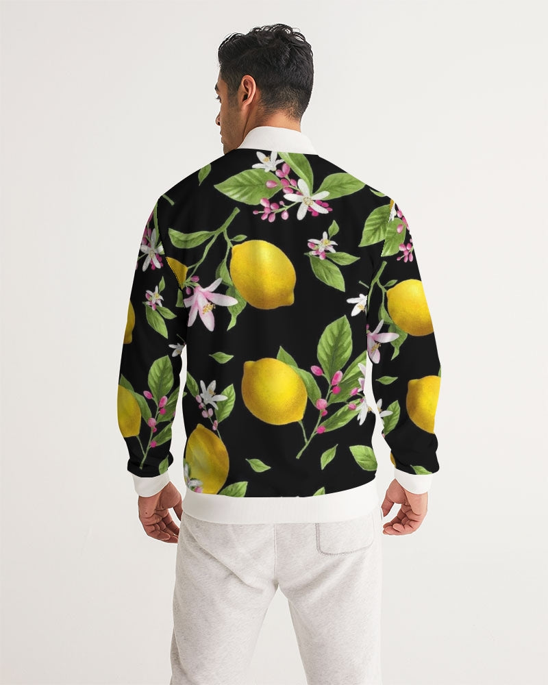 Lemon Flowers Men's Track Jacket