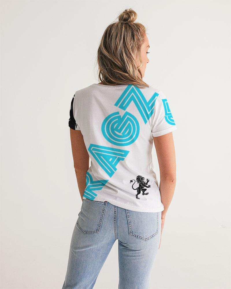 full Lion w bkgrd Women's V-Neck Tee