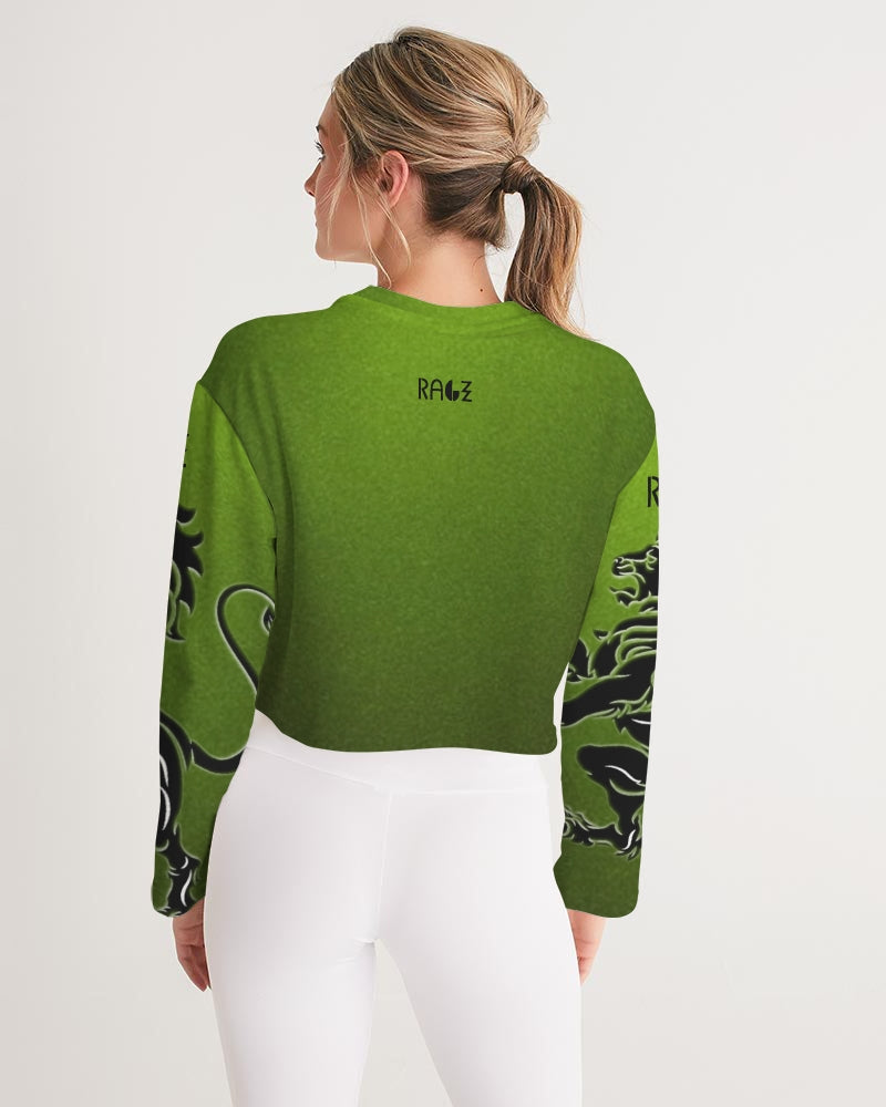 Green Machine Women's Cropped Sweatshirt