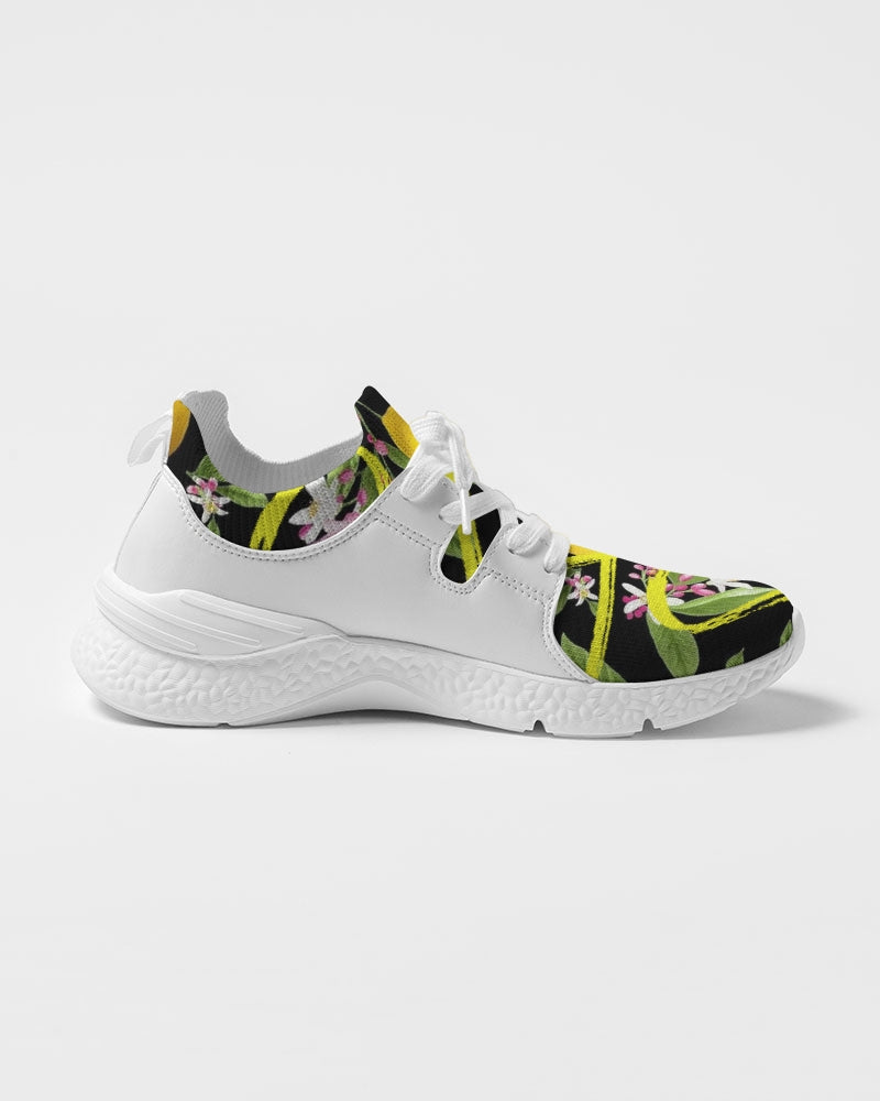 Lemon Flowers Men's Two-Tone Sneaker