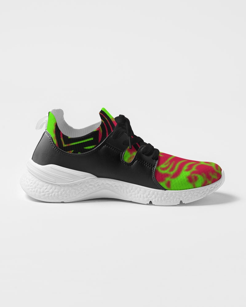 Neon Green Women's Two-Tone Sneaker