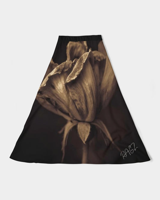 Beauty in darkness Women's A-Line Midi Skirt
