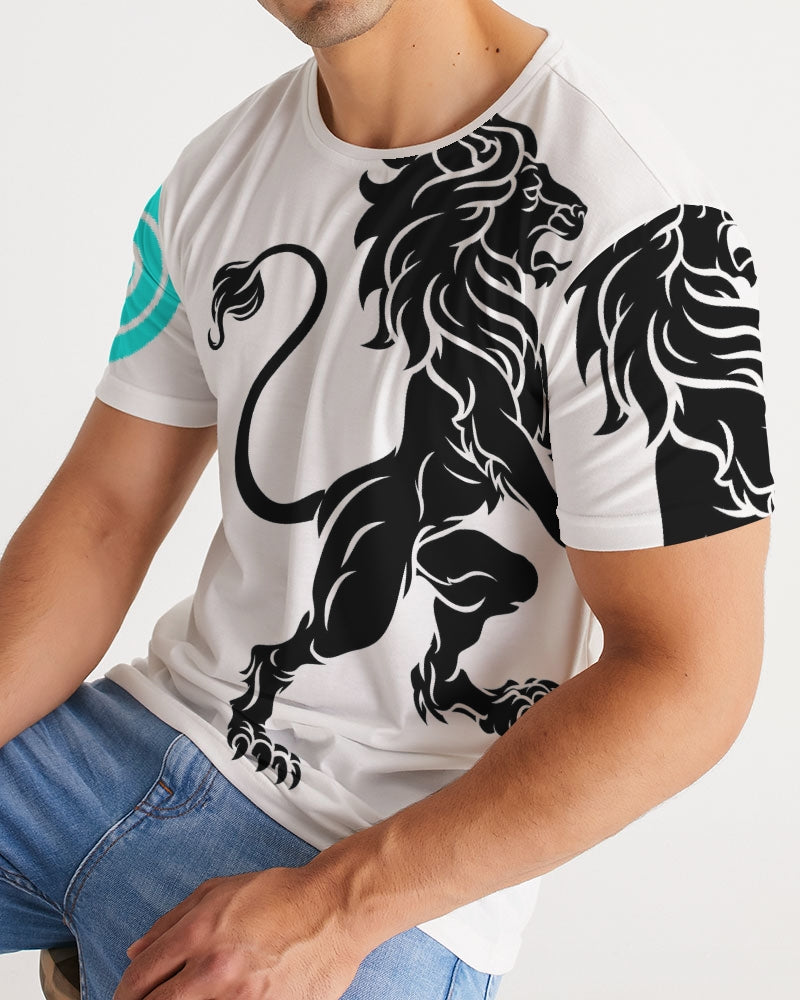full Lion w bkgrd 09ebe3 Men's Tee