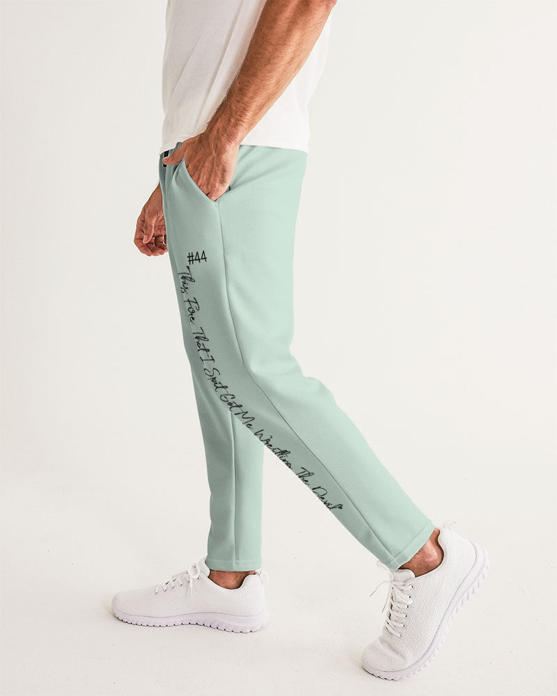 Light Mint Green Solid Men's Joggers