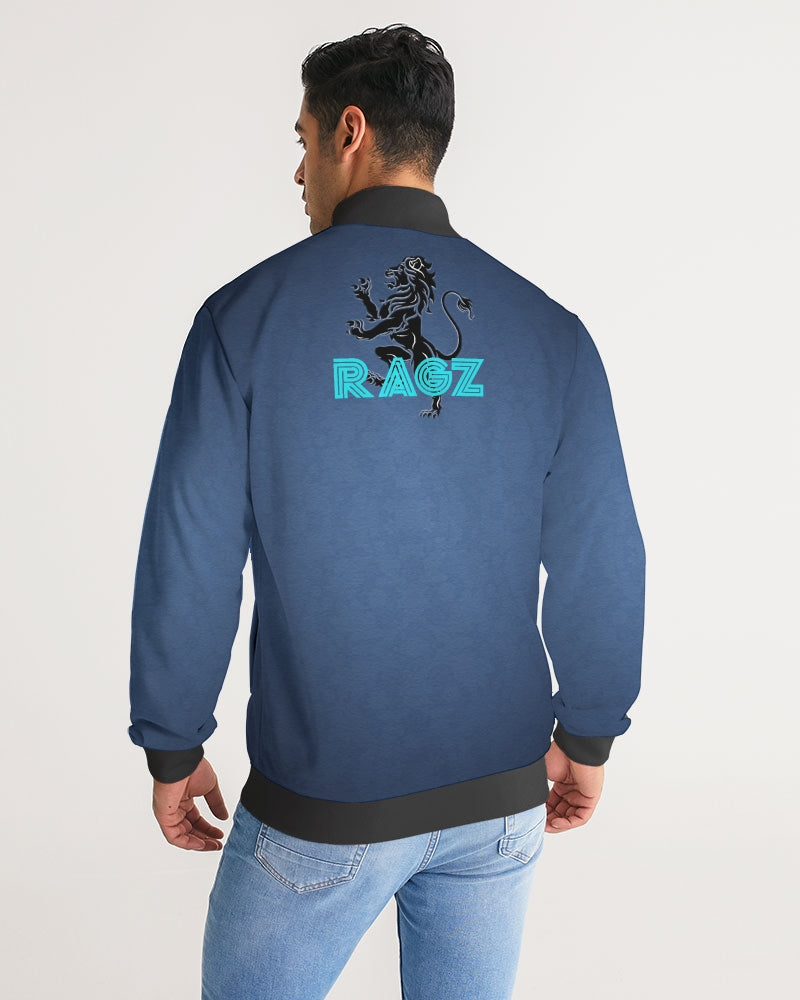 MEN'S STRIPE-SLEEVE TRACK JACKET
