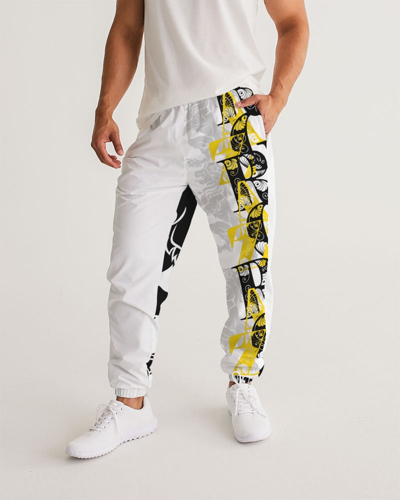 Black N Yellow Men's Track Pants