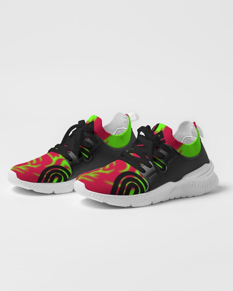 Neon Green Women's Two-Tone Sneaker