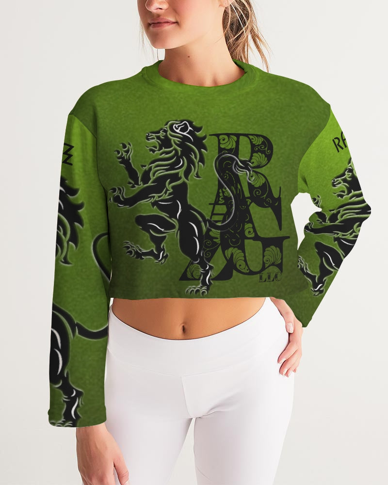 Green Machine Women's Cropped Sweatshirt