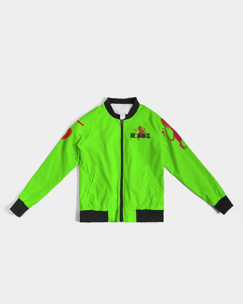 Neon Green Women's Bomber Jacket