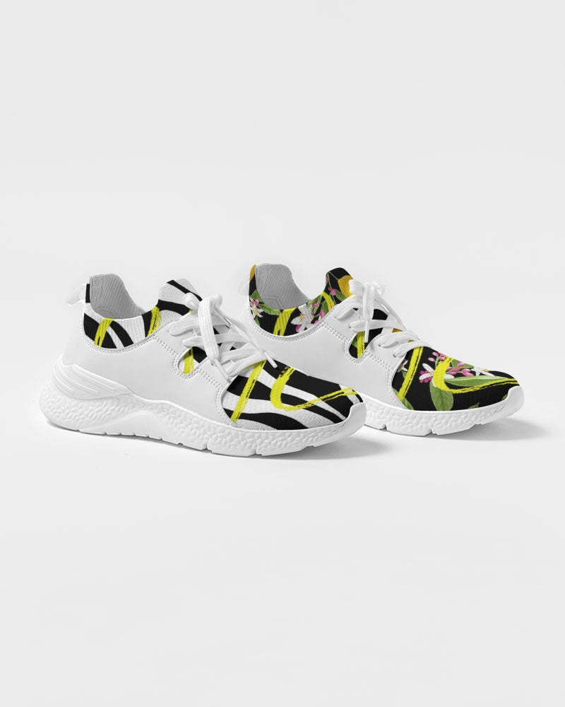 Lemon Flowers Men's Two-Tone Sneaker