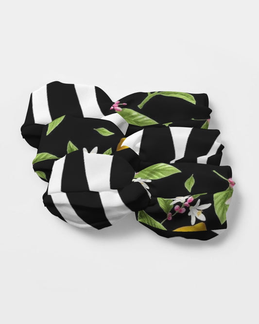 Lemon Flowers Twist Knot Headband Set