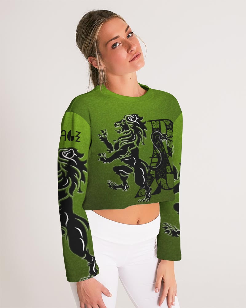 Green Machine Women's Cropped Sweatshirt