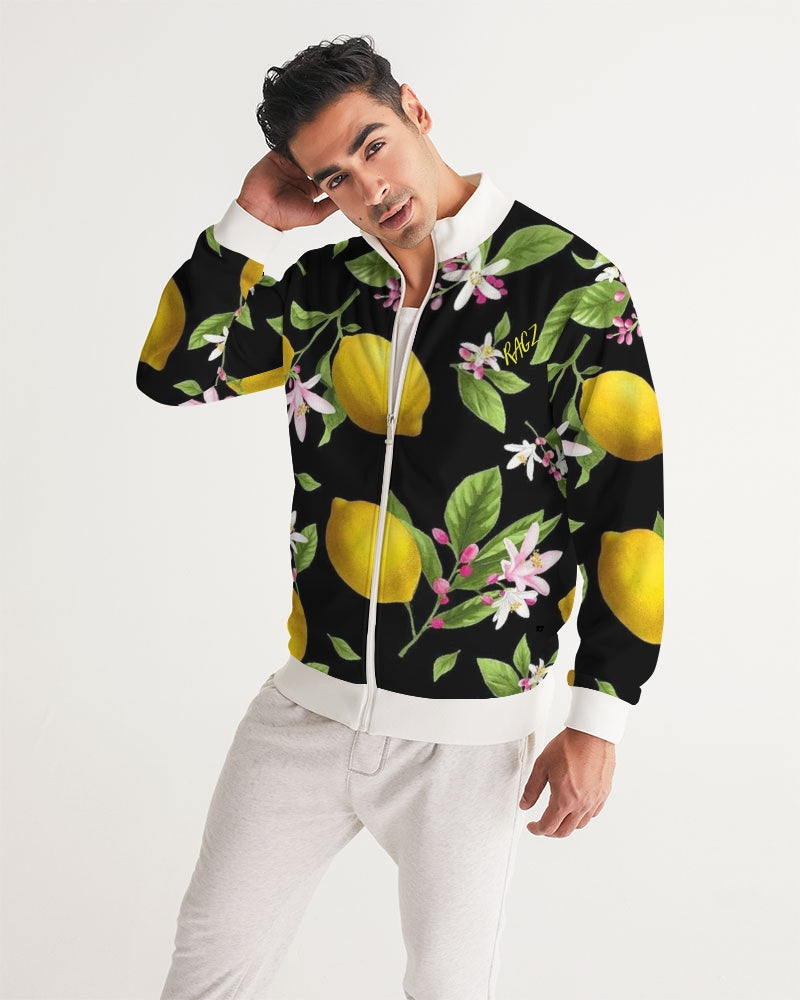 Lemon Flowers Men's Track Jacket