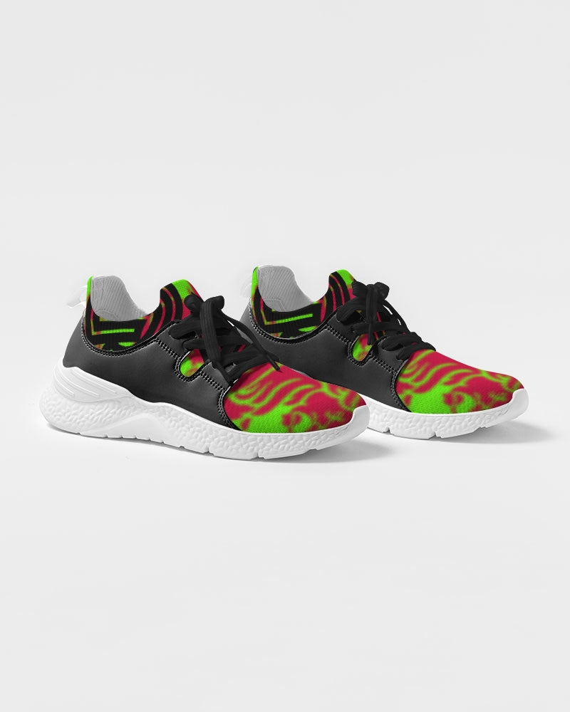 Neon Green Women's Two-Tone Sneaker