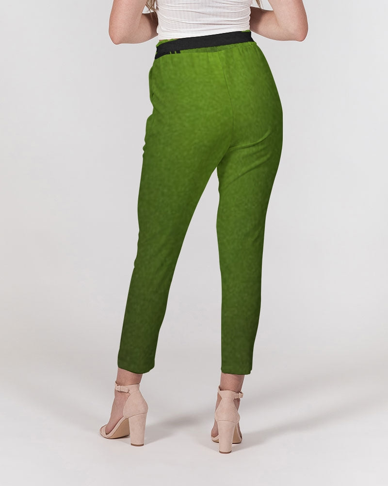 Green Machine Women's Belted Tapered Pants