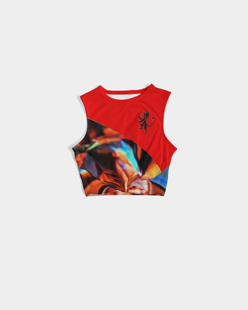 JAZZ1 Women's Twist-Front Tank
