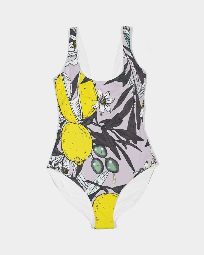 Lemonade Sports Bra Women's One-Piece Swimsuit