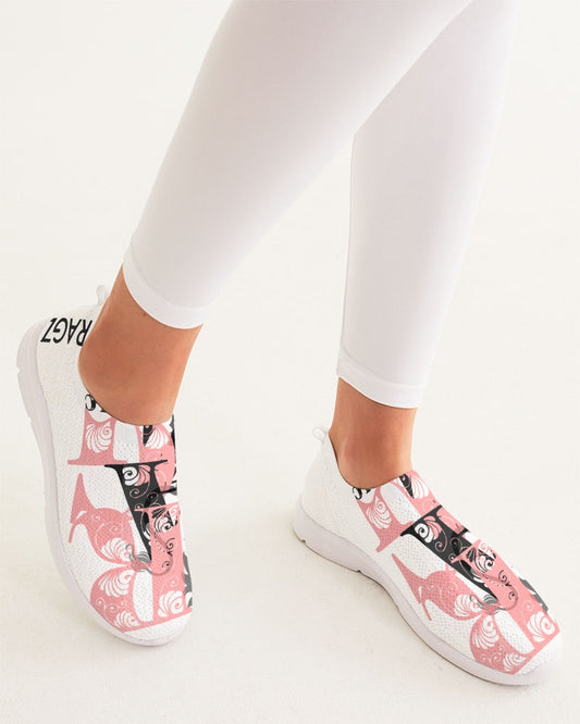 Pink Women's Slip-On Flyknit Shoe